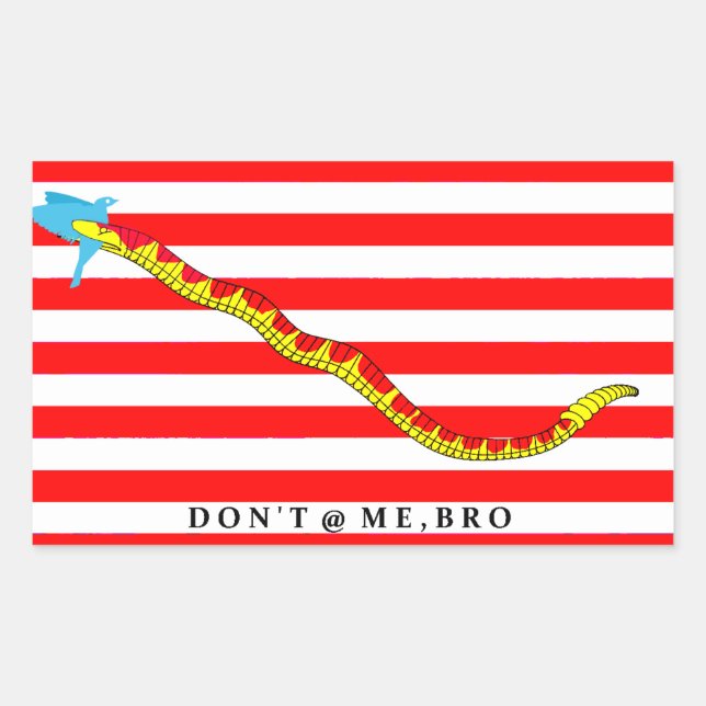 Navy Tweetwar Battle Flag Sticker (Front)