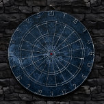 Navy Velvet Damask | Dusty Dark Blue Floral Grunge Dartboard<br><div class="desc">90s Grunge, All Grown Up! Rich and sophisticated velvety baroque in a deep moody dusky hued jewel tone for a luxurious, dramatic, or edgy palette. This 90s inspired vintage grunge texture features a gorgeous unisex (yet feminine) abstract gradient that adds perfect pop of colour. For customizations or other colours, please...</div>