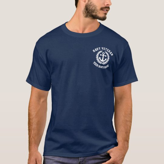 Navy Veteran and nautical ships anchor T-Shirt