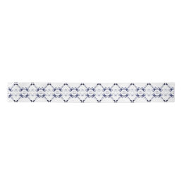 Navy White Gavel lawyer advocate Satin Ribbon