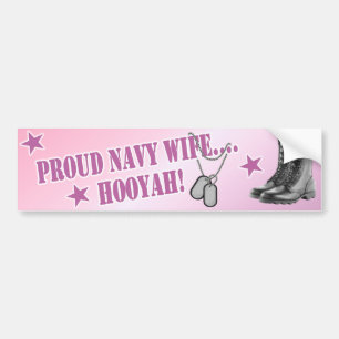 Navy Wife Bumper Sticker