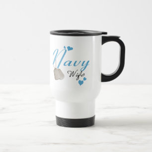 Navy Wife Travel Mug