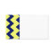 Navy Yellow Chevrons Business Card