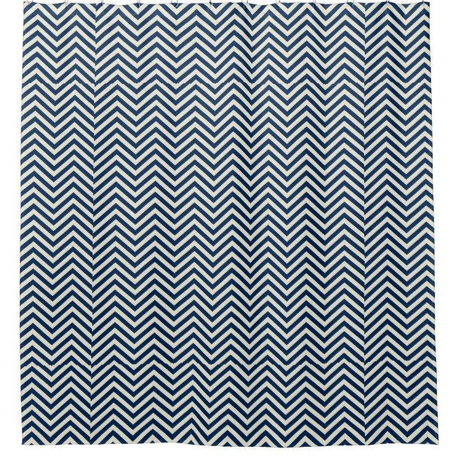 Navy Zig Zag Wave Pattern (Front)