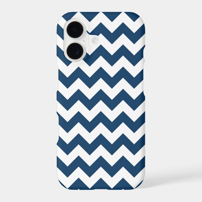 Navy Zigzag, Navy Chevron, Geometric Pattern (Back)