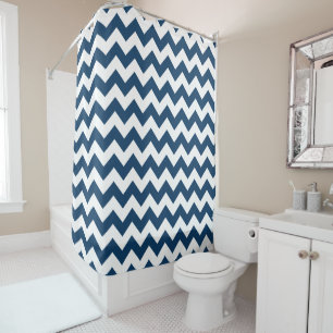 Navy Zigzag, Navy Chevron, Geometric Pattern