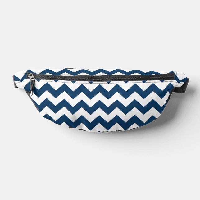 Navy Zigzag, Navy Chevron, Motif géométrique (Poser)