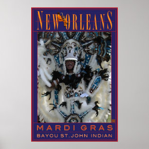 N'awlins Mardi Gras-Print Poster