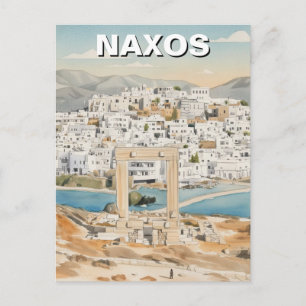 Naxos Greece Postcard