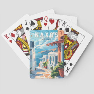 Naxos Greece Travel Art Vintage Playing Cards