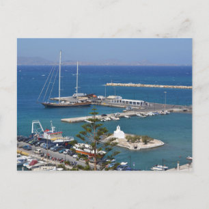 Naxos Town Postcard
