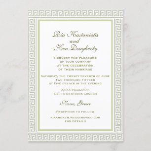 naxos wedding invitation