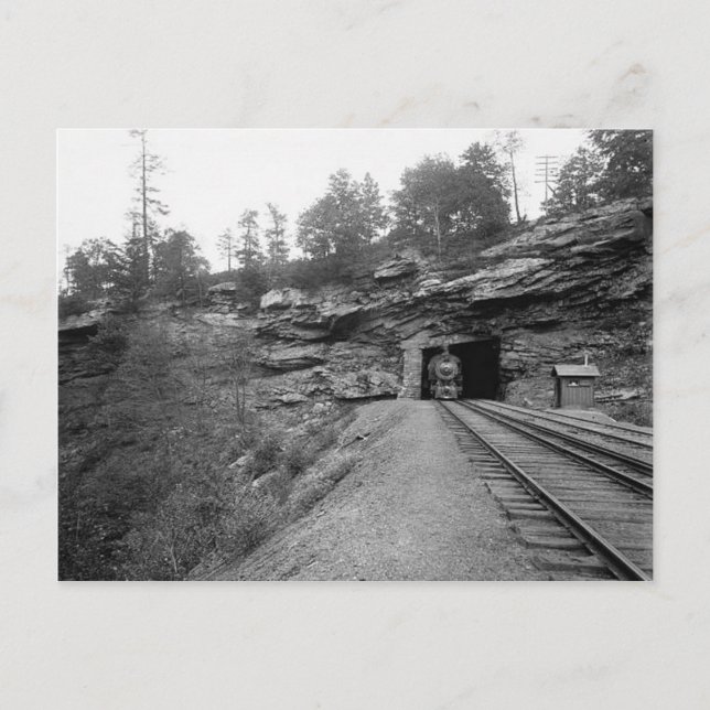 Nay Aug Tunnel Scranton Pa. Postcard (Front)