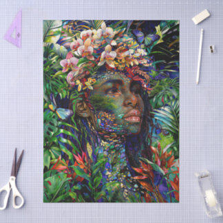 “Nayari” - Jungle Mirage - Women In Amazonia   Tissue Paper