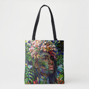 “Nayari” - Jungle Mirage - Women In Amazonia Tote Bag