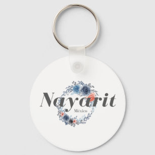 Nayarit Mexico Travel Destination Bridesmaid  Keychain