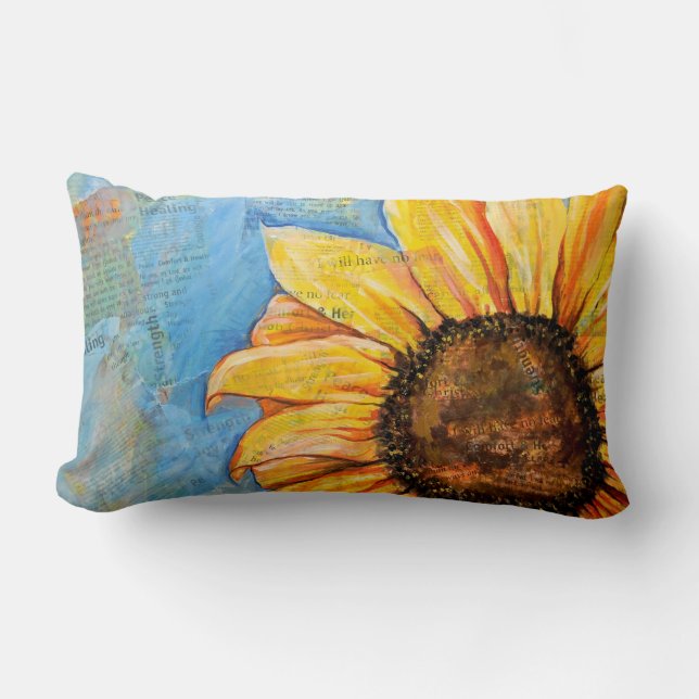 N'ayez aucun coussin lombaire de tournesol de (Recto)