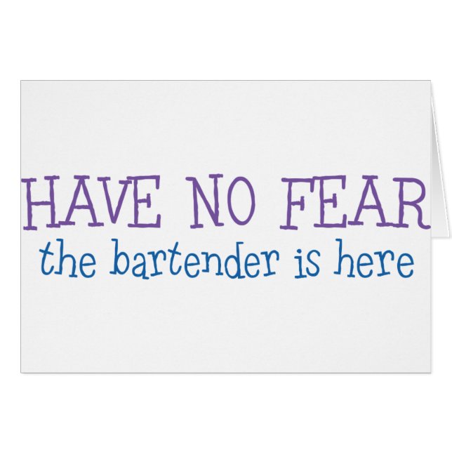 N'ayez aucune peur (Devant horizontal)