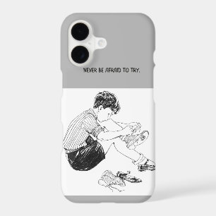 N'ayez jamais peur d'essayer Coque de téléphone Sk