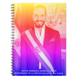 Nayib Bukele, President of El Salvadore Notebook