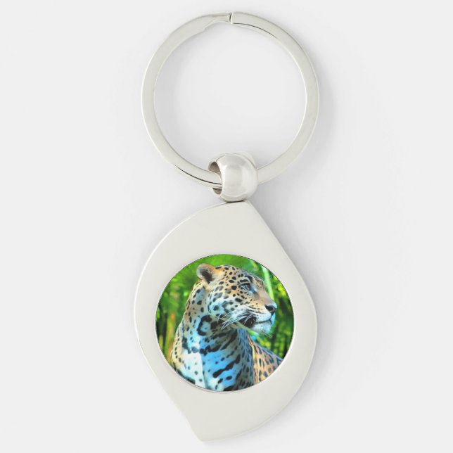 Nayla the Jaguar Keychain (Front)