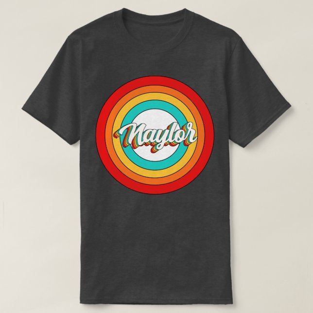 Naylor Name Shirt Vintage Naylor Circle (Design Front)