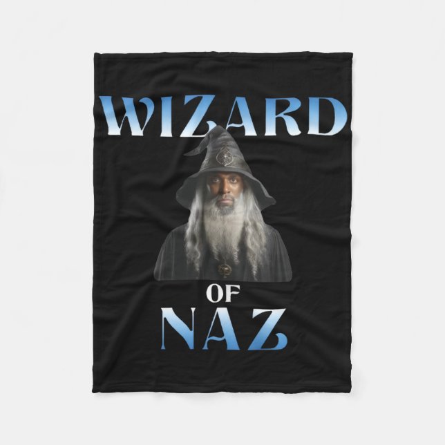 Naz Reid Wizard Of Naz  Fleece Blanket (Front)