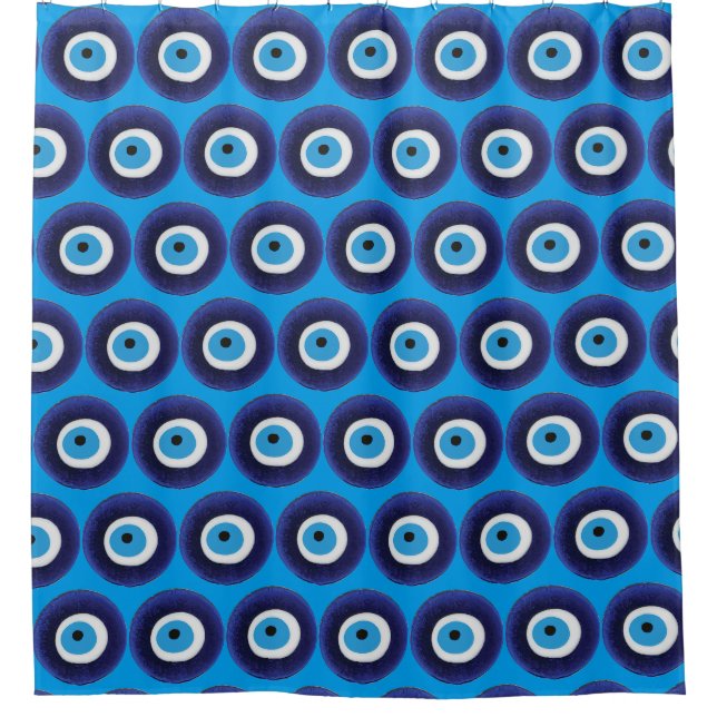 Nazar Evil Eye Protection Amulet Blue Bead Symbol (Front)