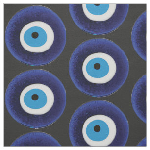 Nazar Evil Eye Protection Amulet Blue Bead Symbol Fabric
