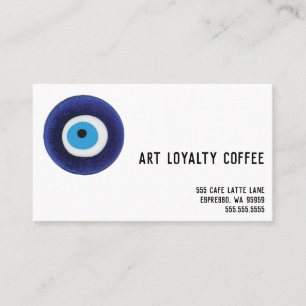 Nazar Evil Eye Protection Symbol Loyalty Card