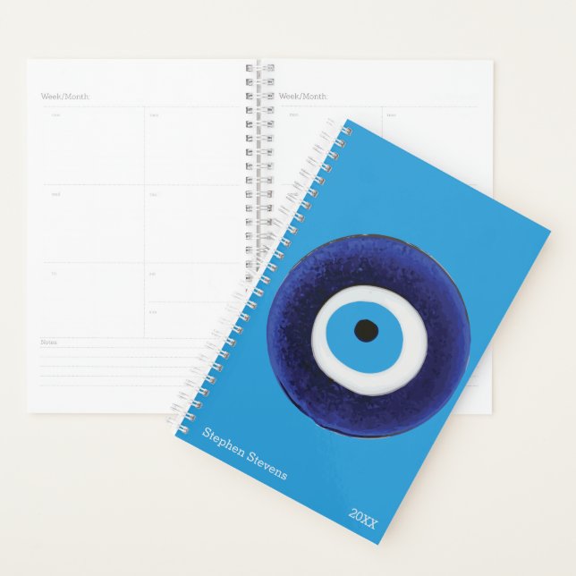 Nazar Evil Eye Protection Symbol Planner (Display)