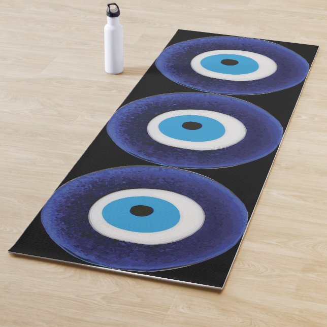 Nazar Evil Eye Protection Symbol Yoga Mat (In Situ)