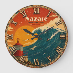 Nazaré Portugal Giant Large Clock