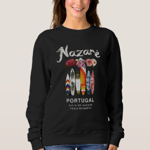 Nazare Portugal Surfing Vintage Sweatshirt