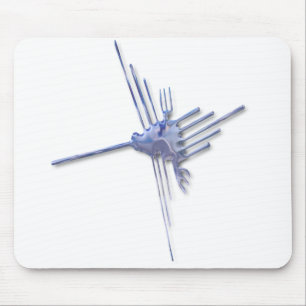 Nazca Hummingbird glass mousepad