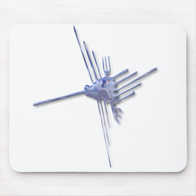 Nazca Hummingbird glass mousepad (Front)