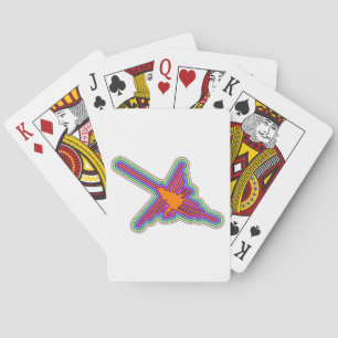 Nazca Hummingbird Peru Drawing Playing Cards