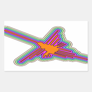 Nazca Hummingbird Peru Drawing Sticker