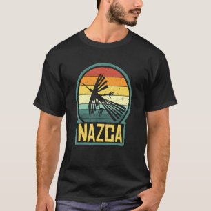 Nazca Lines Eagle Bird Ancient Peru Desert Geogly T-Shirt