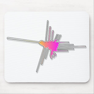 Nazca Lines Hummingbird Mouse Pad
