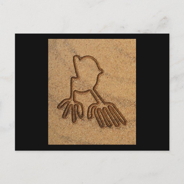 NAZCA LINES MANOS HANDS NAZCA LINES ART Geoglyphs Postcard (Front)