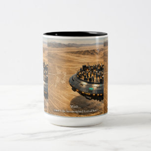 Nazca The monkey Two-Tone Coffee Mug