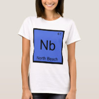 Nb - North Beach Funny Chemistry Element Symbol T
