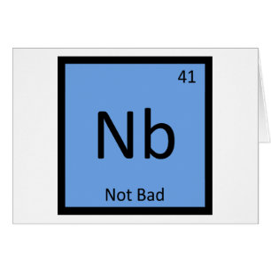 Nb - Pas mauvais symbole de tableau périodique de