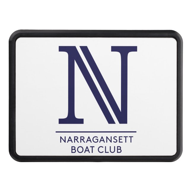 NBC "N" logo trailer hitch plub Trailer Hitch Cover (Front)