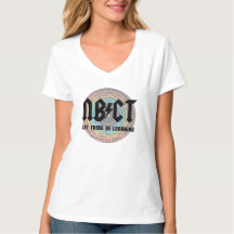 NBCT Vinyl Record  Vneck Personalized  T-Shirt