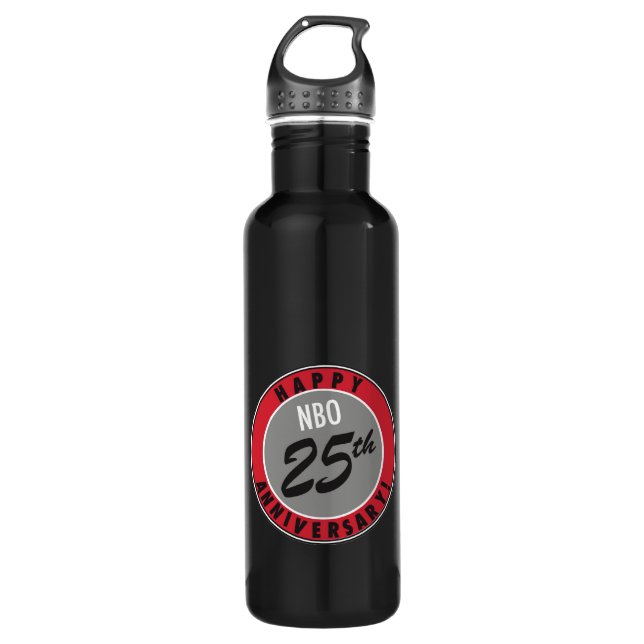 NBO's 25th Anniversary Water Bottle (Front)
