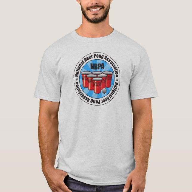 NBPA National Beer Pong Association Starburst T-Shirt (Front)