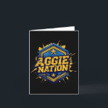 Nc A&amp;t Univ Aggie Nation Graffiti Graphic  Card<br><div class="desc">Nc A&t Univ Aggie Nation Graffiti Graphic</div>