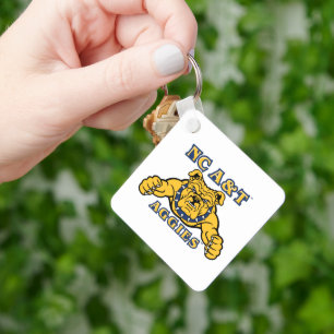 NC A&T Aggies   Aggie Bulldog Keychain